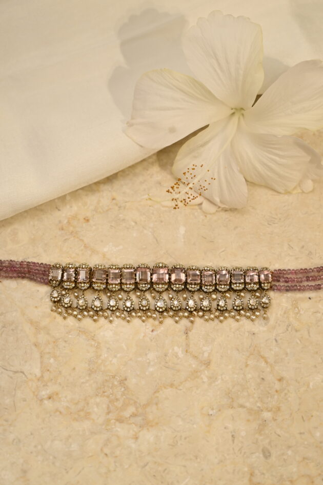 Tourmaline Polki Small Chic Choker - Image 5