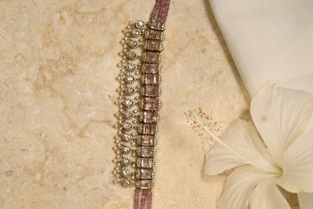 Tourmaline Polki Small Chic Choker - Image 2
