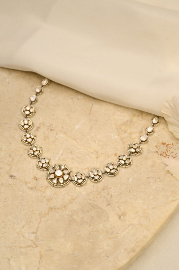 Floral Polki Seeshphool / Choker - Image 2