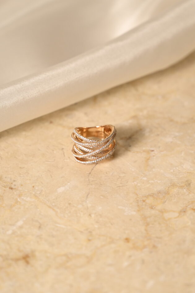 Multiple Diamond Line Ring - Image 3