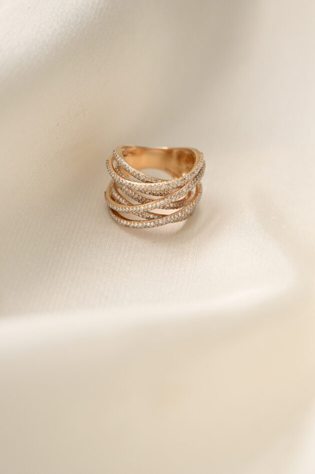 Multiple Diamond Line Ring - Image 2